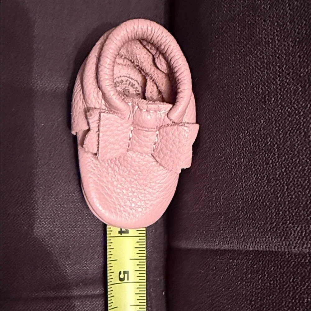 Freshly Picked Blush Leather Moccasins